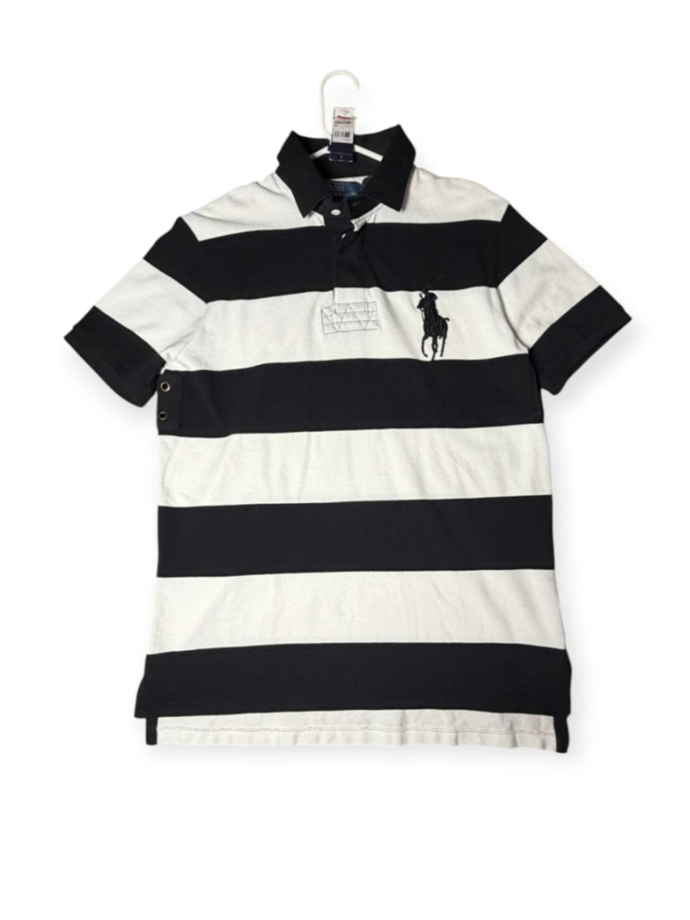 DEADSTOCK Polo Ralph Lauren Big Pony Striped Polo L NWT - Picture 2 of 7